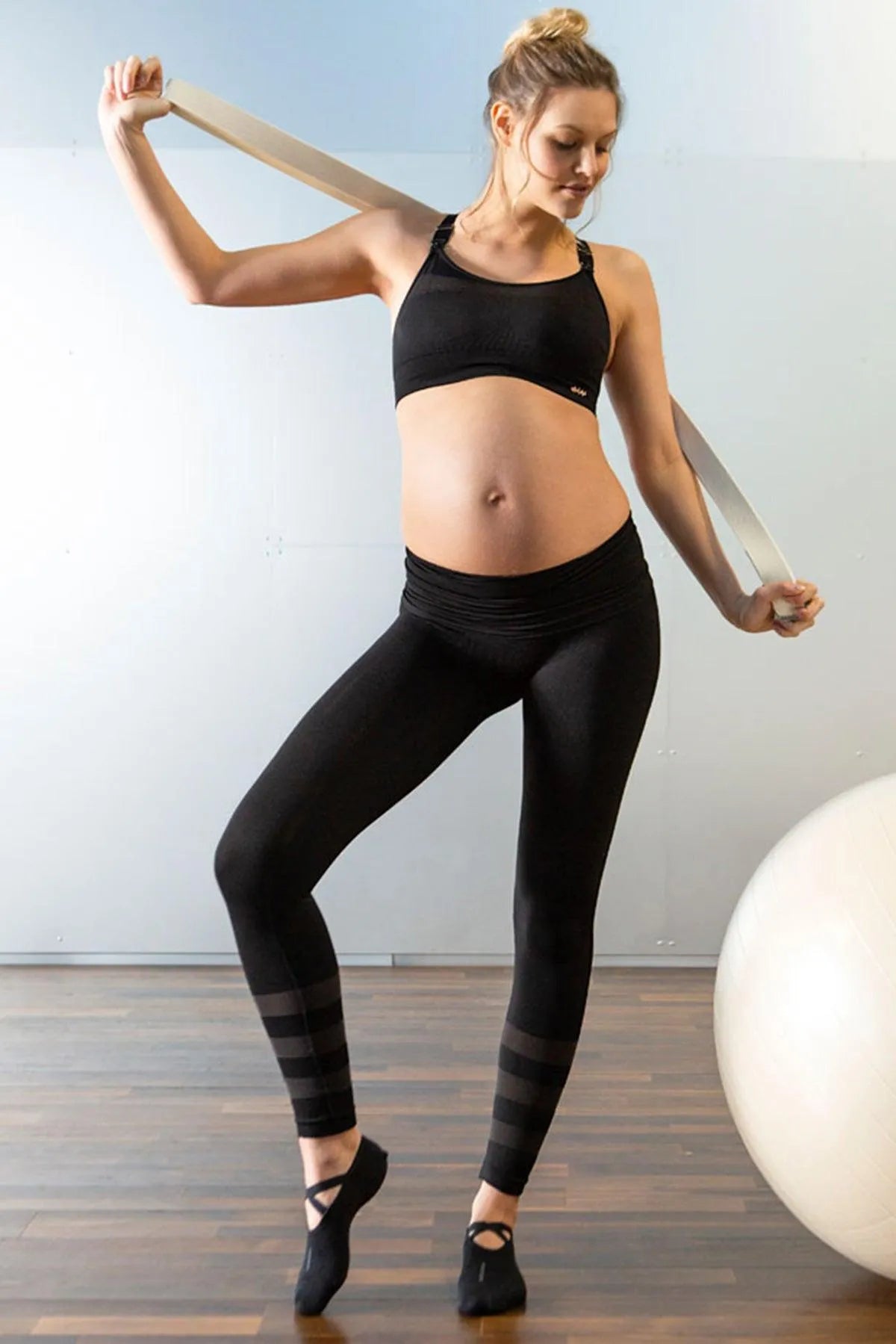 WOMA | Reggiseno Sportivo Premaman e Allattamento Nero - Pietro Brunelli