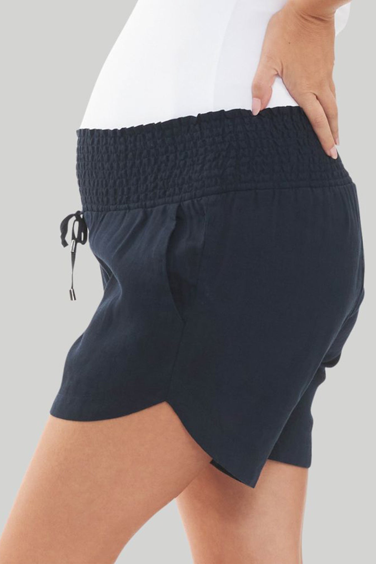 INDI | Shorts Premaman in Lino Blu