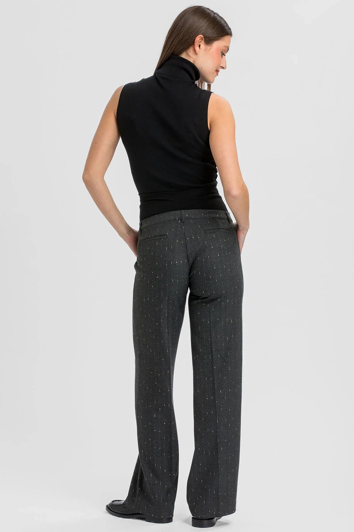 Pantaloni Premaman a Gamba Larga