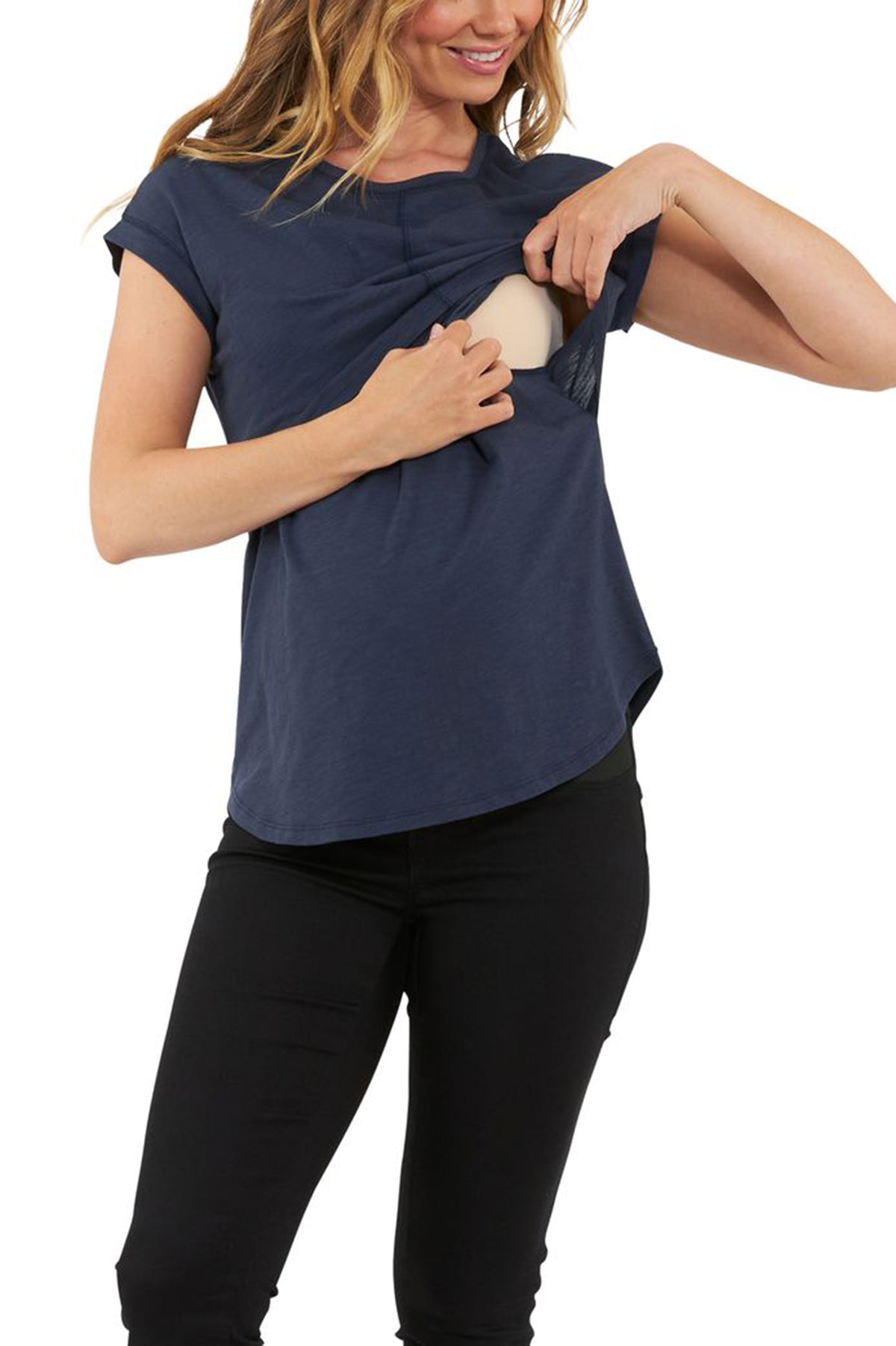 RICHIE | Maglia Premaman e Allattamento Blu