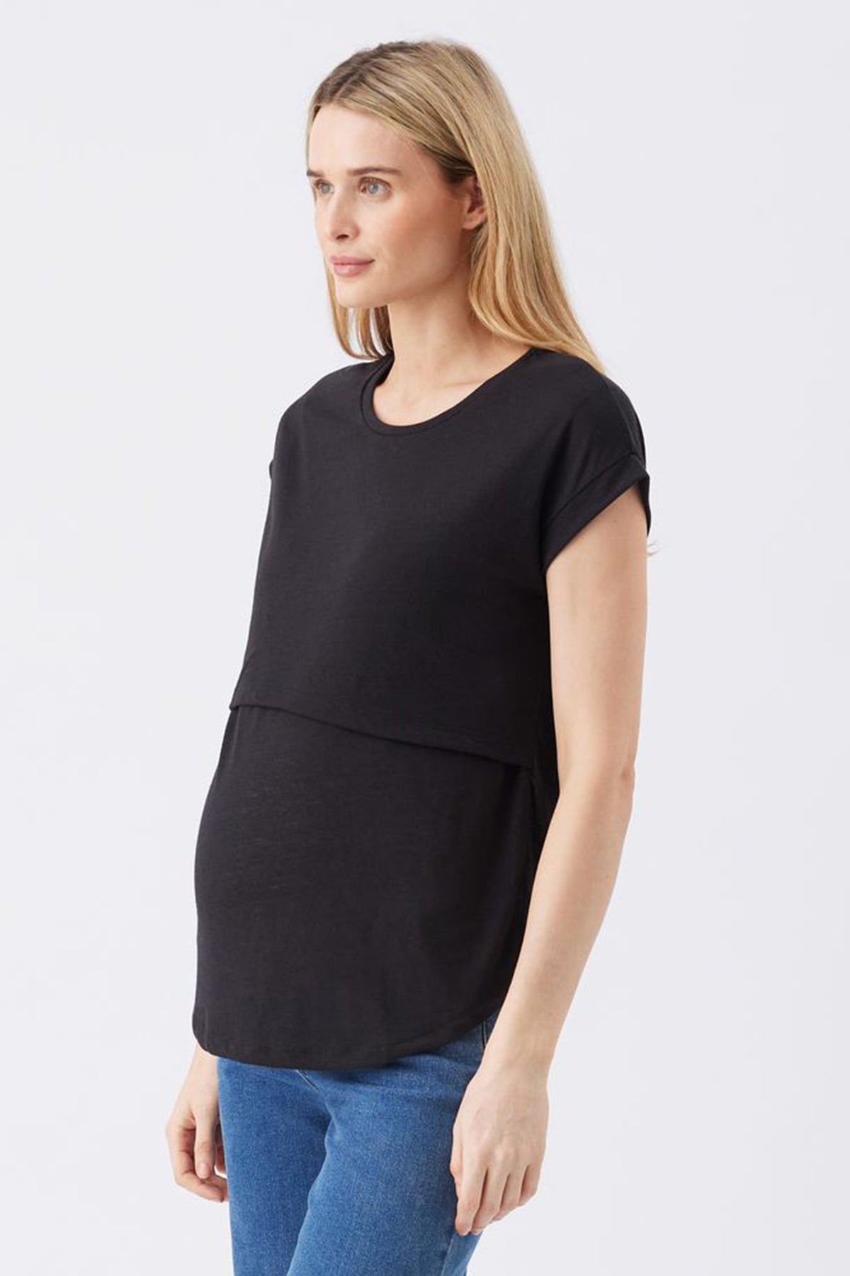 ZIGGY | Maglia Premaman e Allattamento Nera