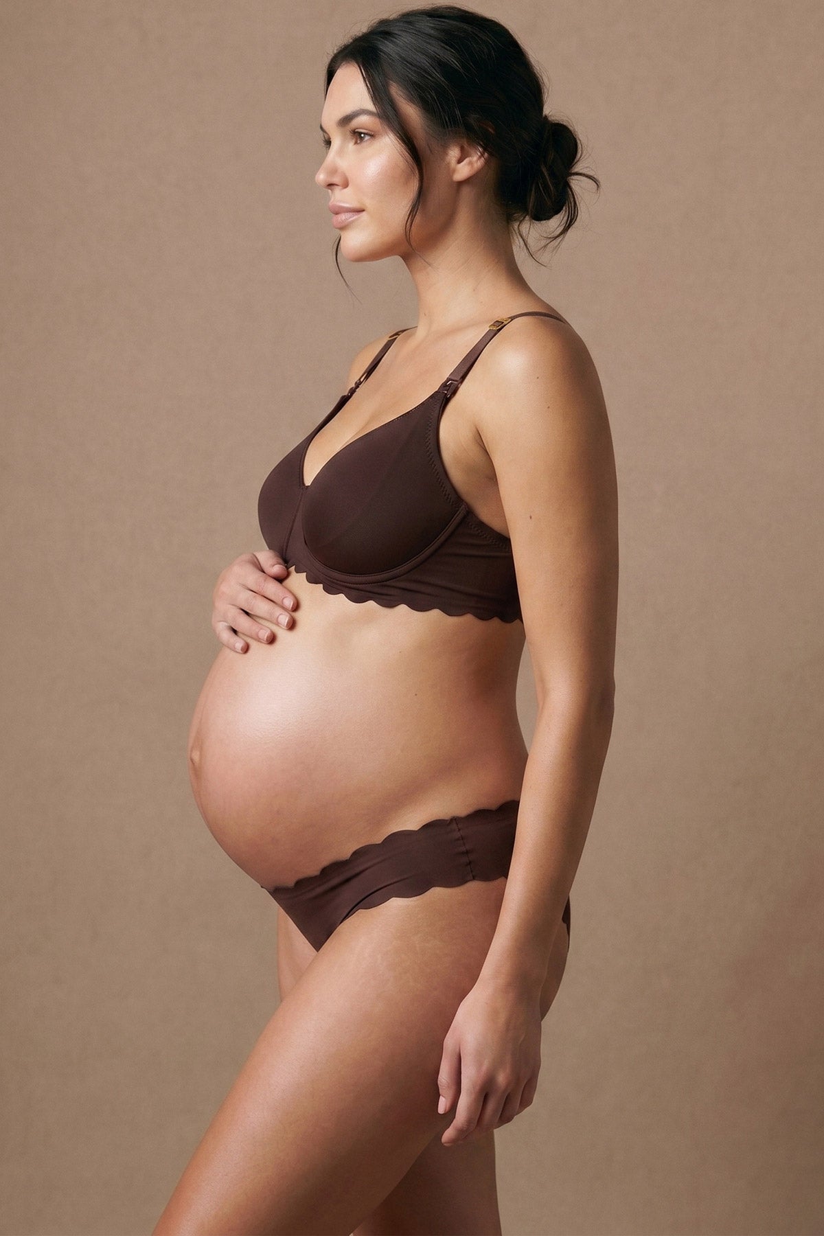 SKIN | Brown Maternity and Nursing Bra