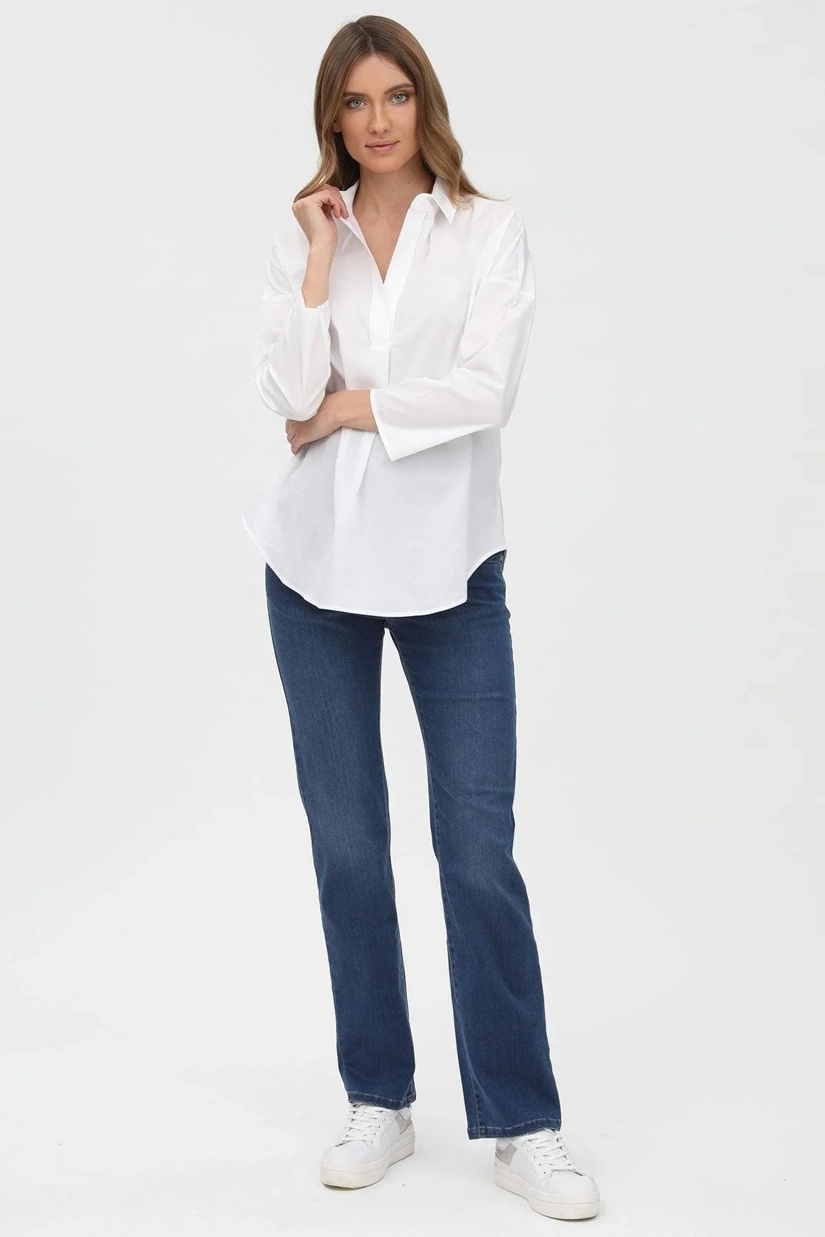 PERFECT STRAIGHT W010 | Jeans Premaman con Gamba Dritta - Pietro Brunelli