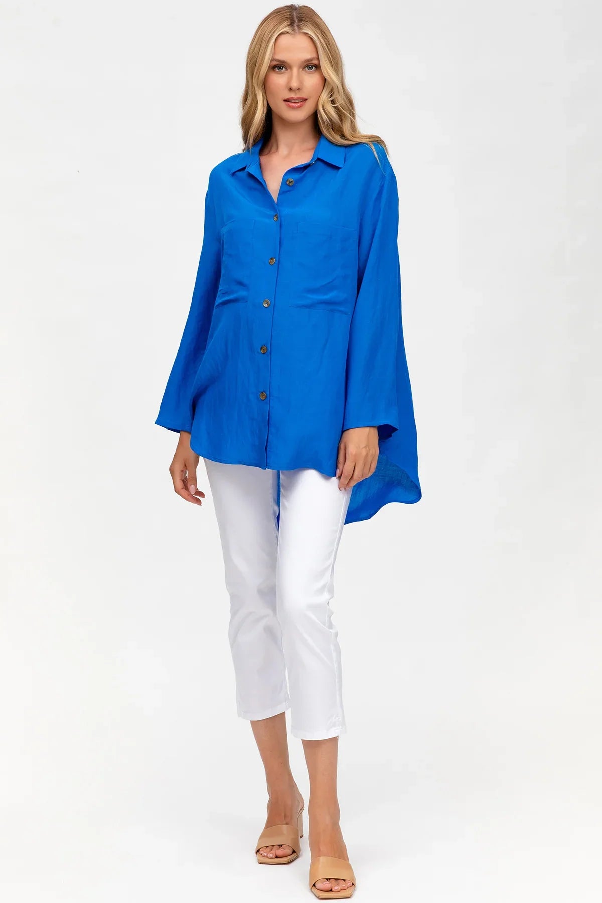 Pantaloni Premaman in Cotone Elasticizzato