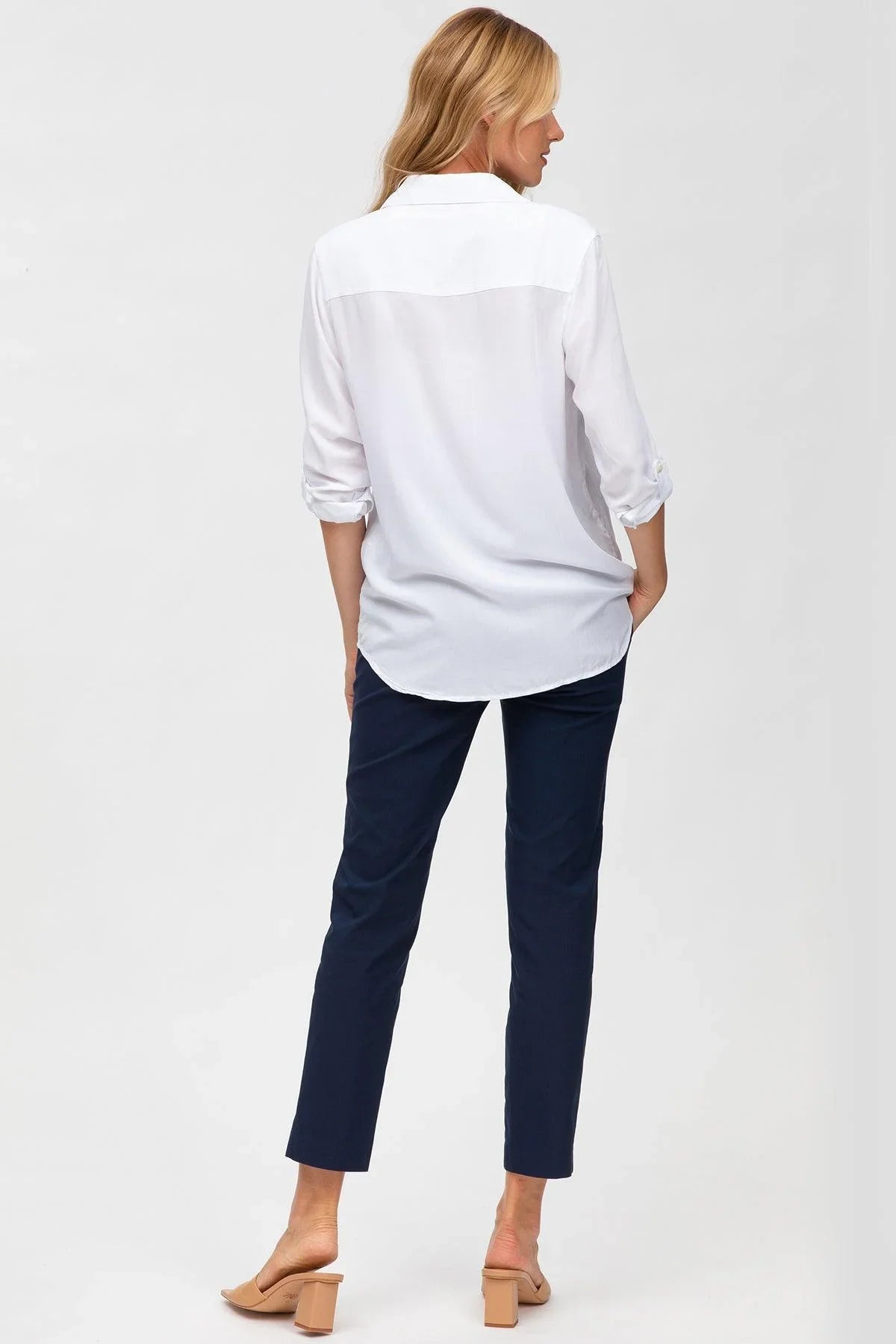 ELWOOD | Pantaloni Premaman Elasticizzati Blu - Pietro Brunelli