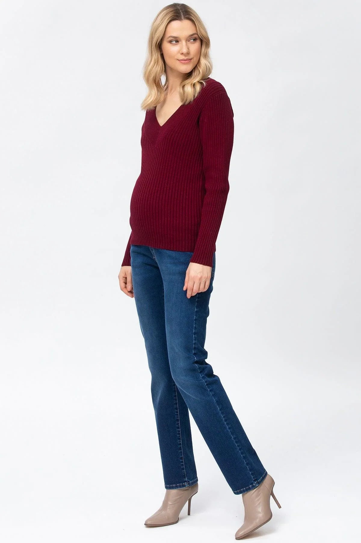 EXTRA LENGTH W501 | Jeans Premaman con Gamba Dritta - Pietro Brunelli