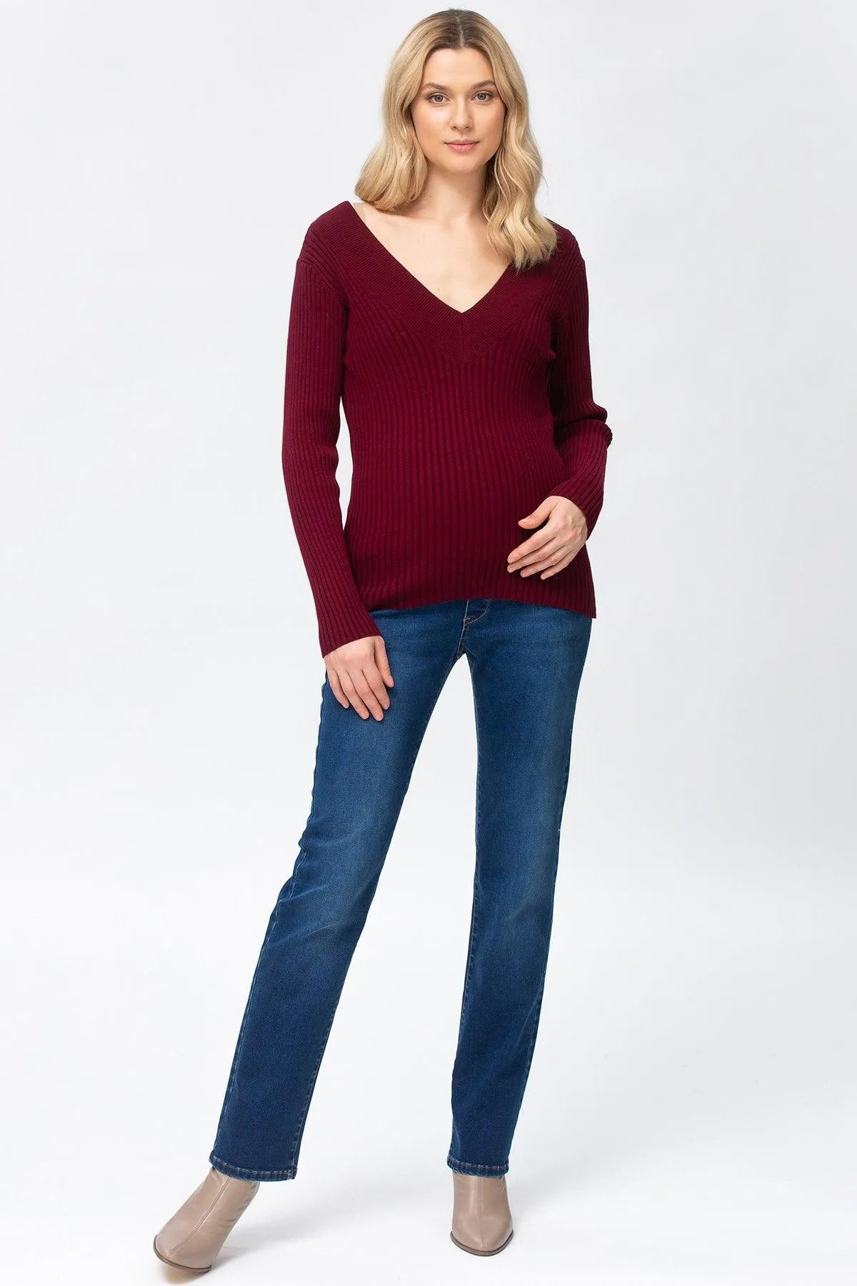 EXTRA LENGTH W501 | Jeans Premaman con Gamba Dritta - Pietro Brunelli
