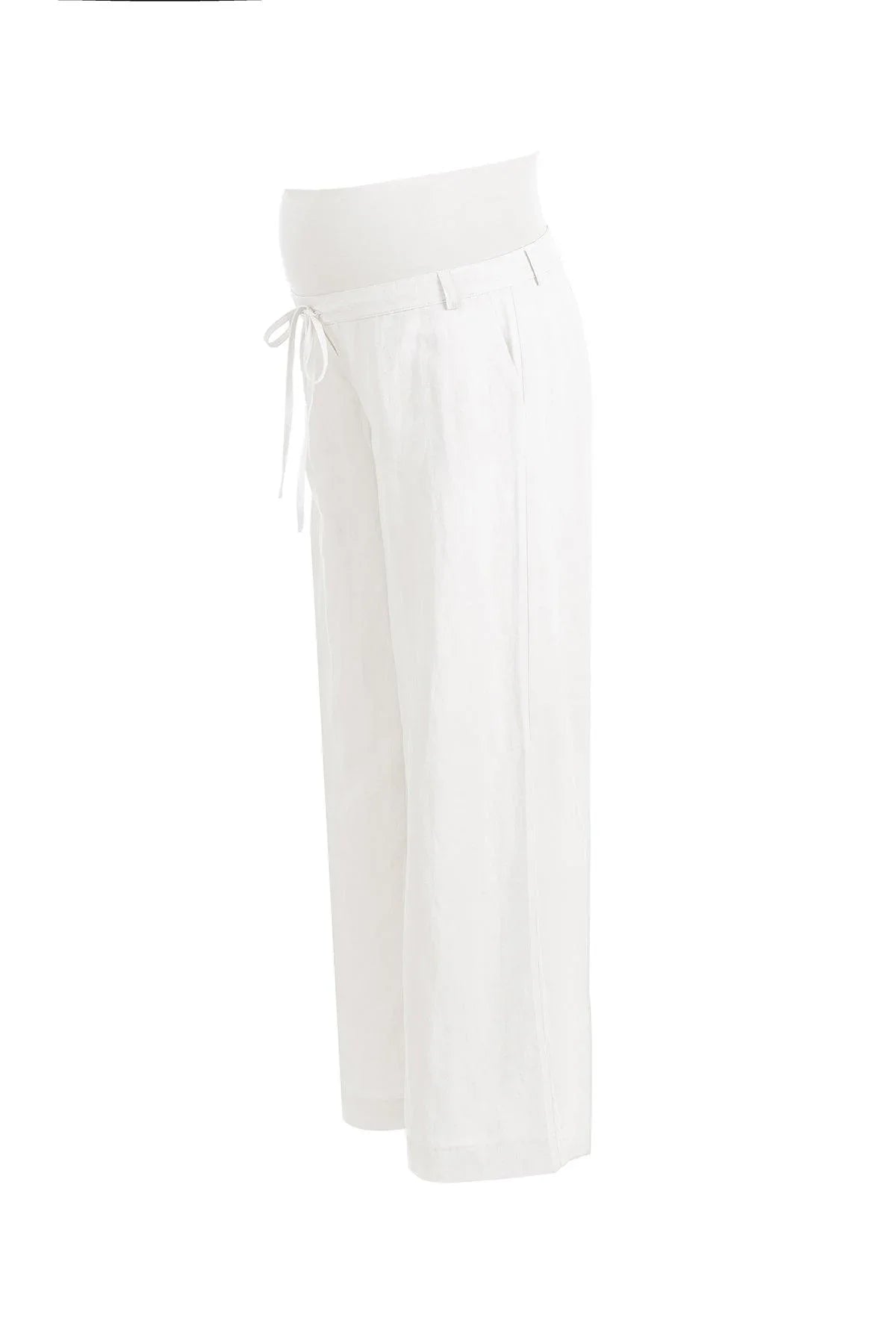 JOSEPH | Pantaloni Premaman in Lino Bianchi - Pietro Brunelli