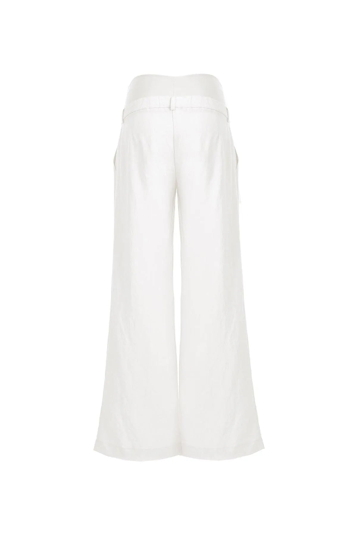 JOSEPH | Pantaloni Premaman in Lino Bianchi - Pietro Brunelli