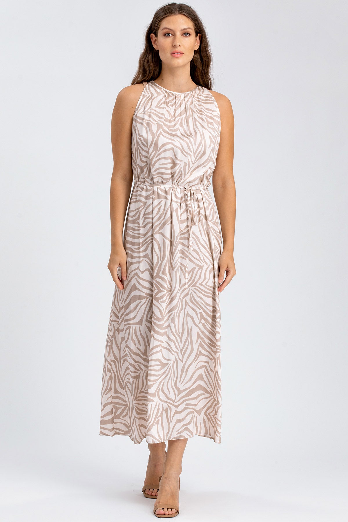 FRANCESCA QC67 | Maxi Abito Stampato