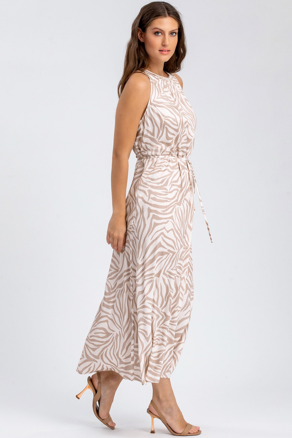 FRANCESCA QC67 | Maxi Abito Premaman Stampato
