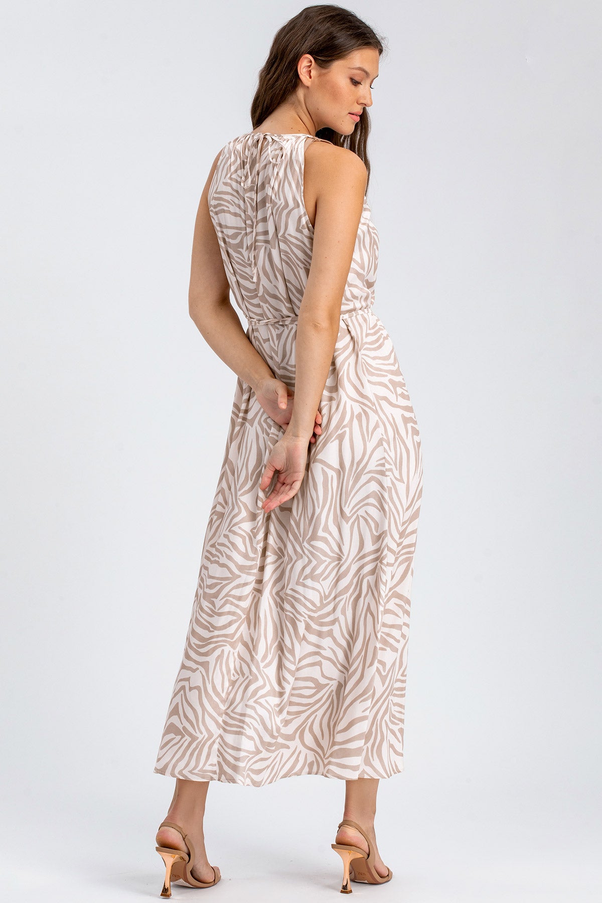 FRANCESCA QC67 | Maxi Abito Premaman Stampato