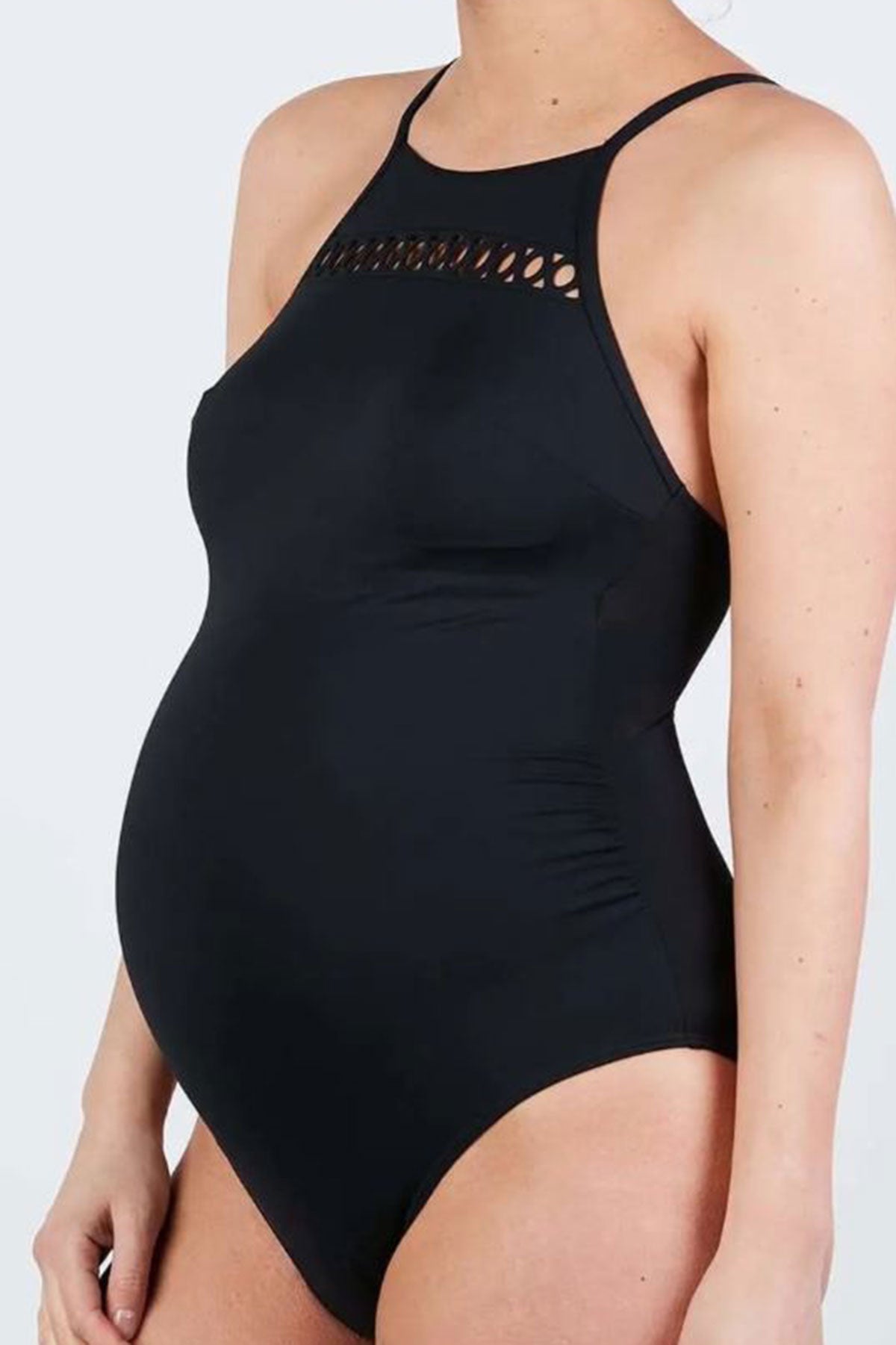 BRISBANE | Black Maternity Bikini with Multi-Way Straps
