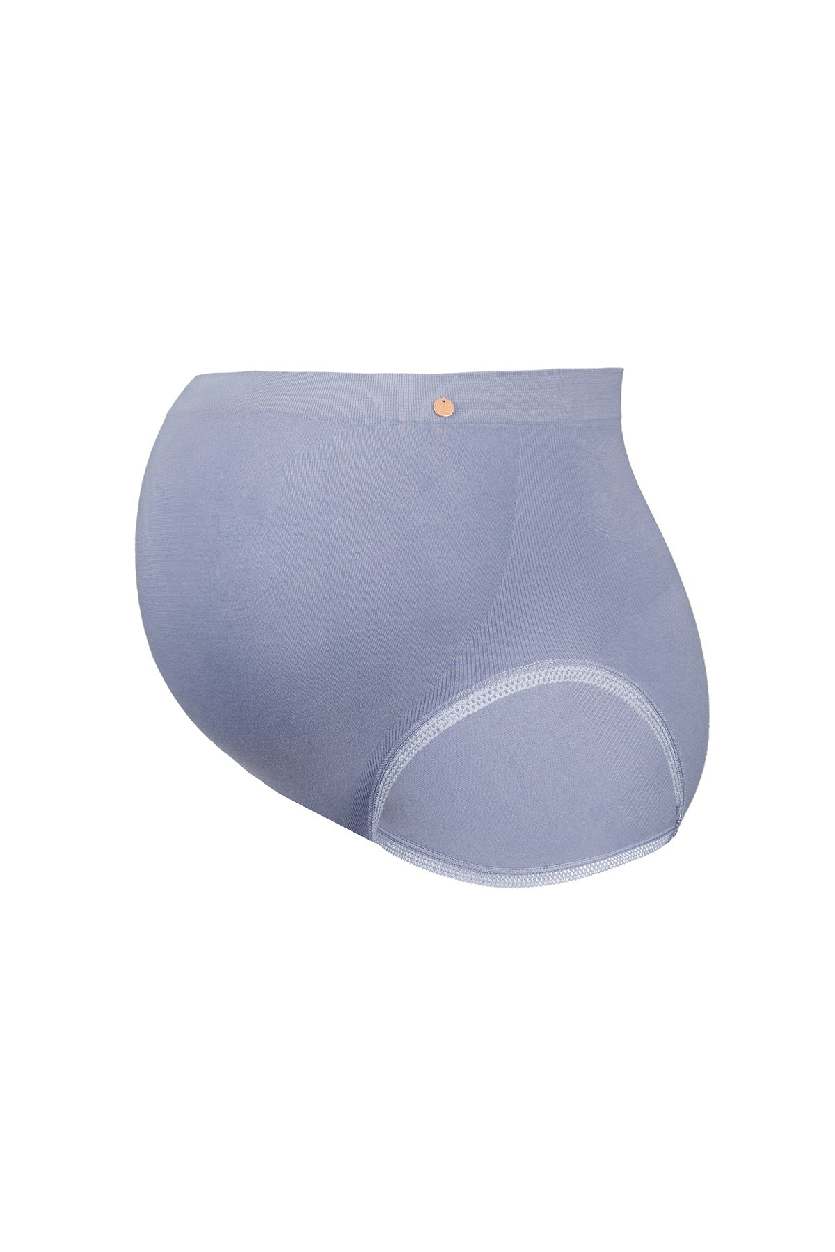 Slip premaman lilla a vita alta in tessuto elasticizzato per gravidanza