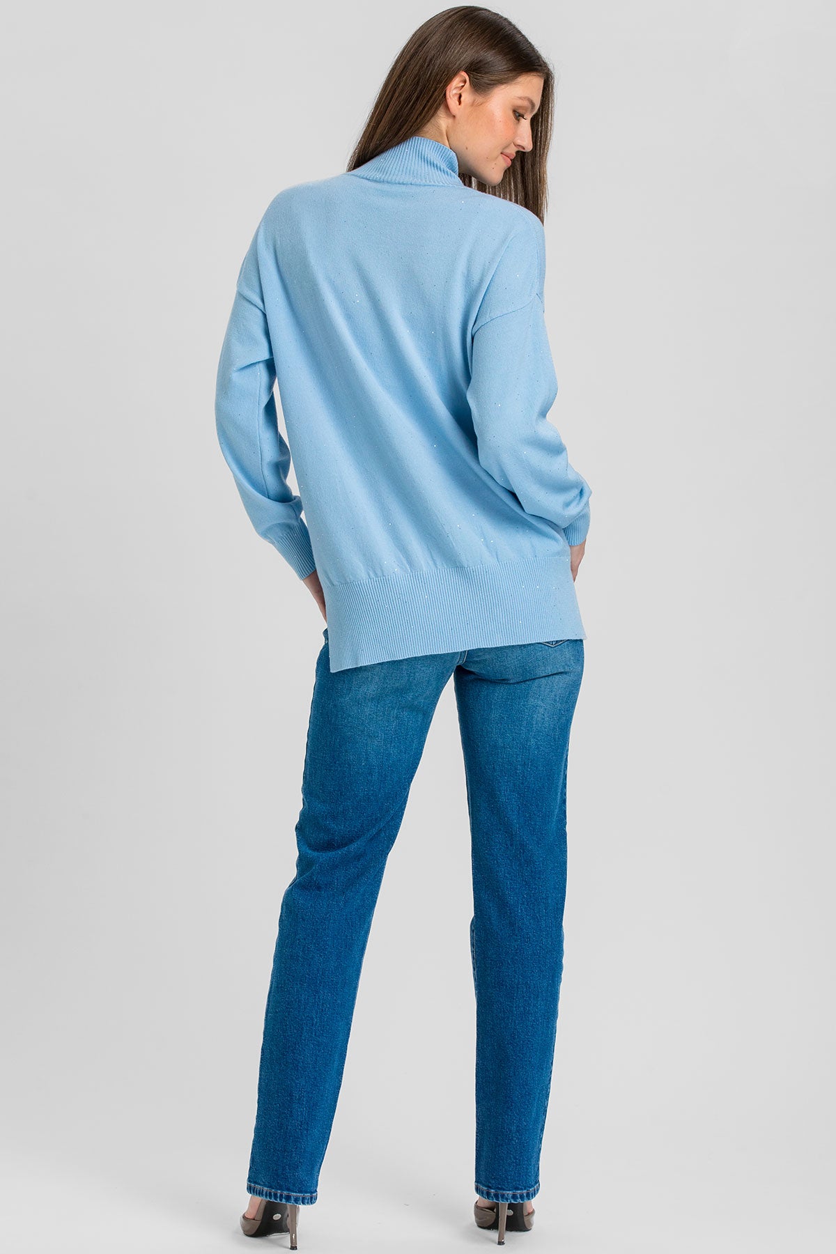 DAD JEANS WB33 | Широкие джинсы для беременных