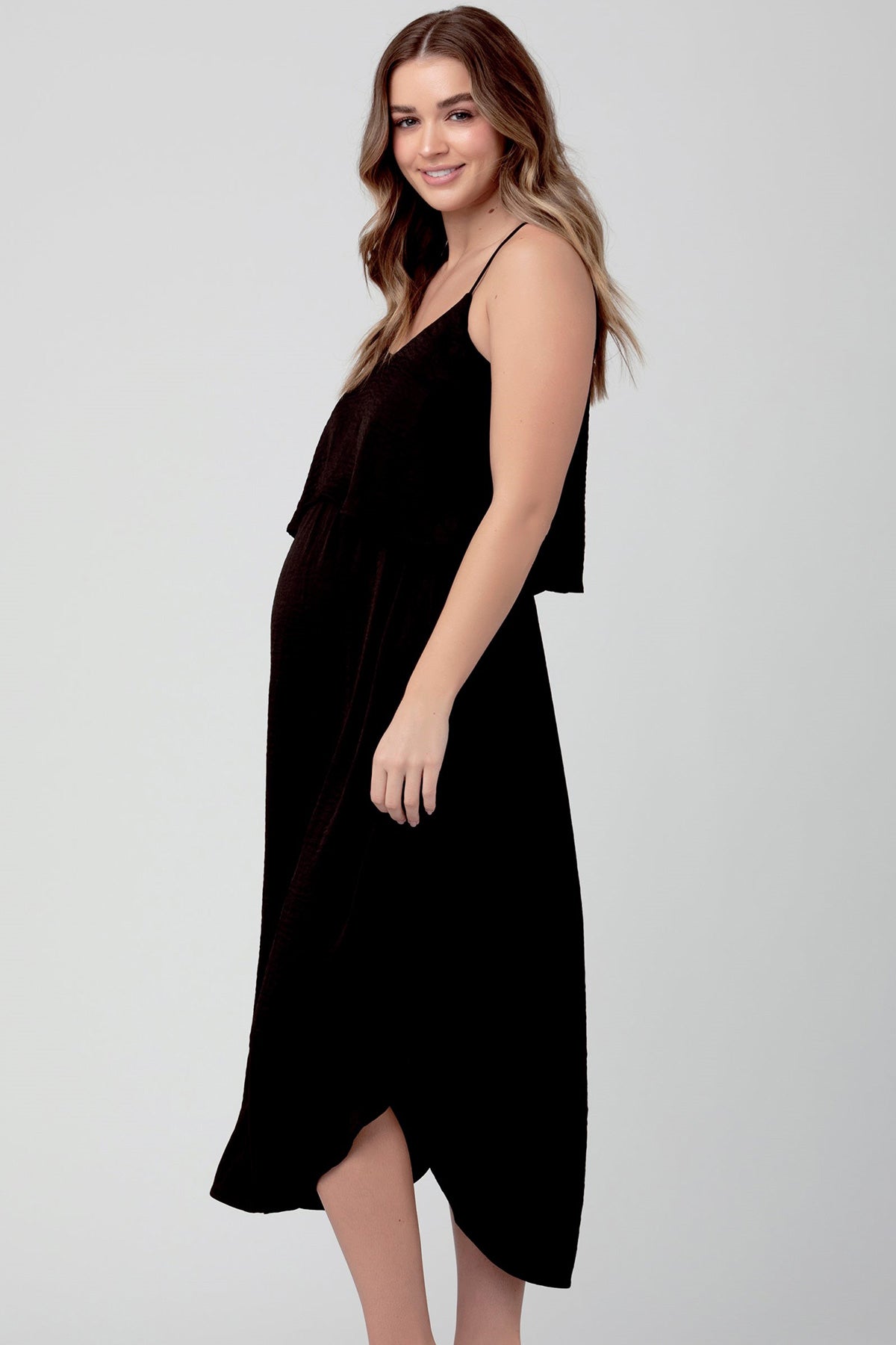 NURSING SLIP DRESS | Abito Premaman e Allattamento Nero
