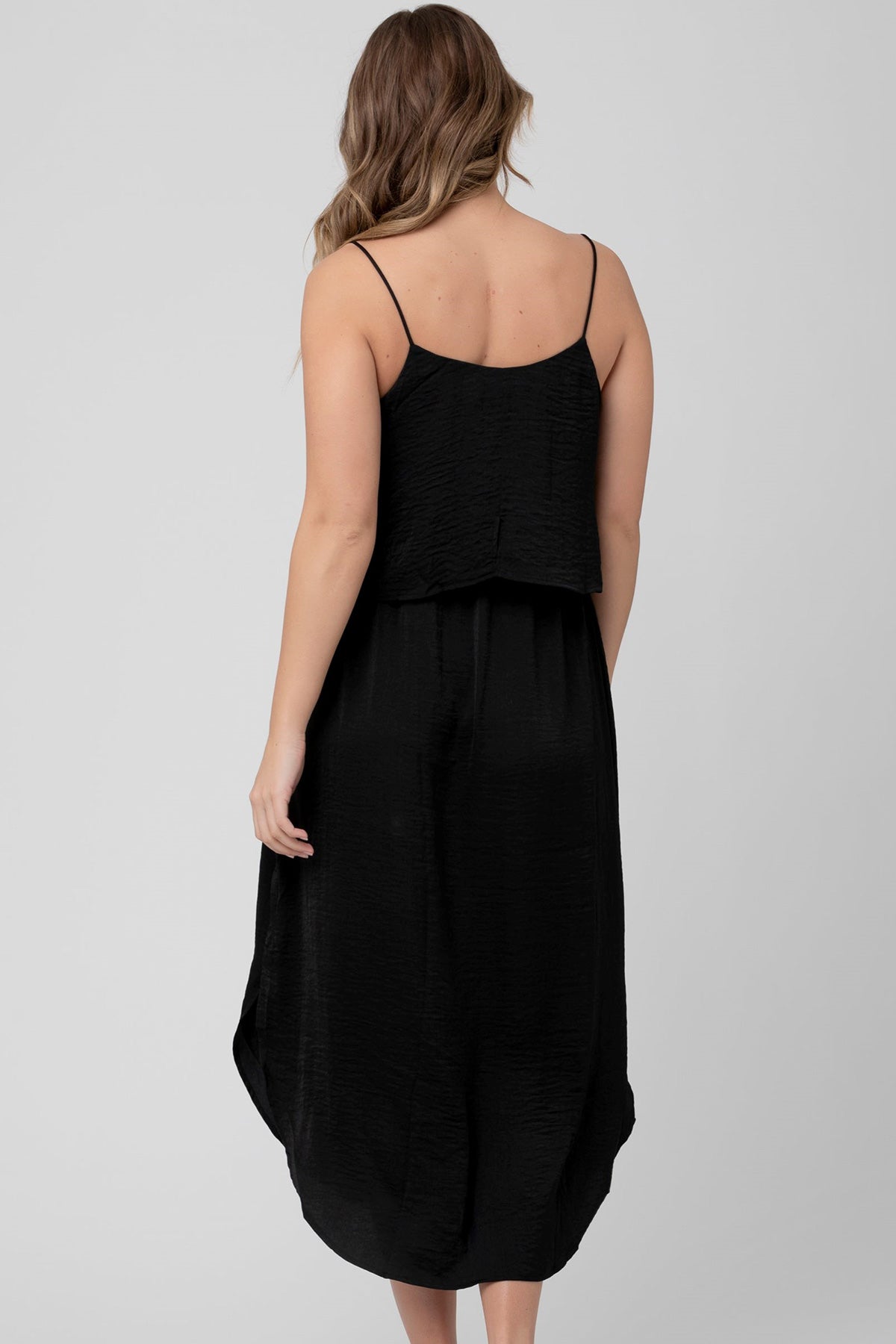 NURSING SLIP DRESS | Abito Premaman e Allattamento Nero