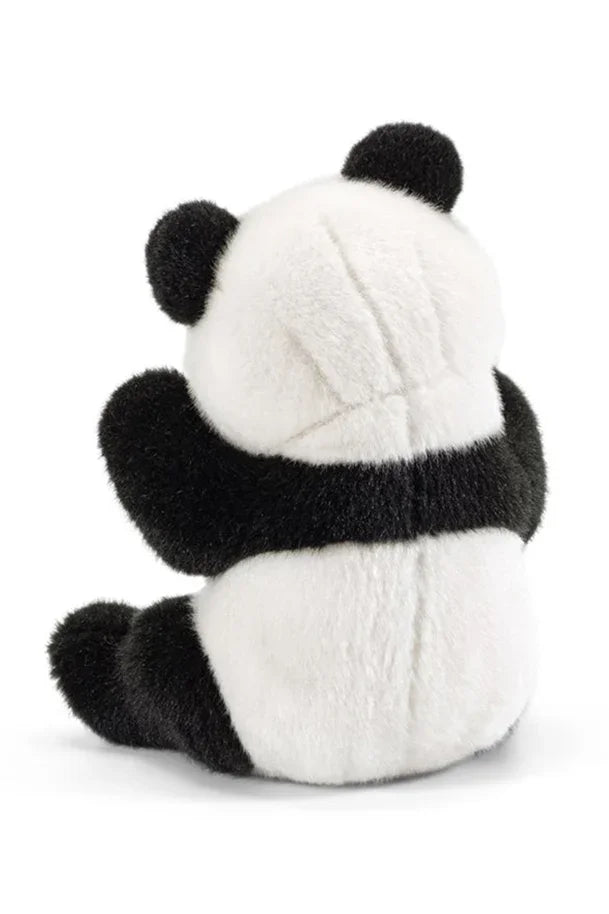 Peluche panda morbido, idea regalo per bambini e mamme premaman, sfondo bianco