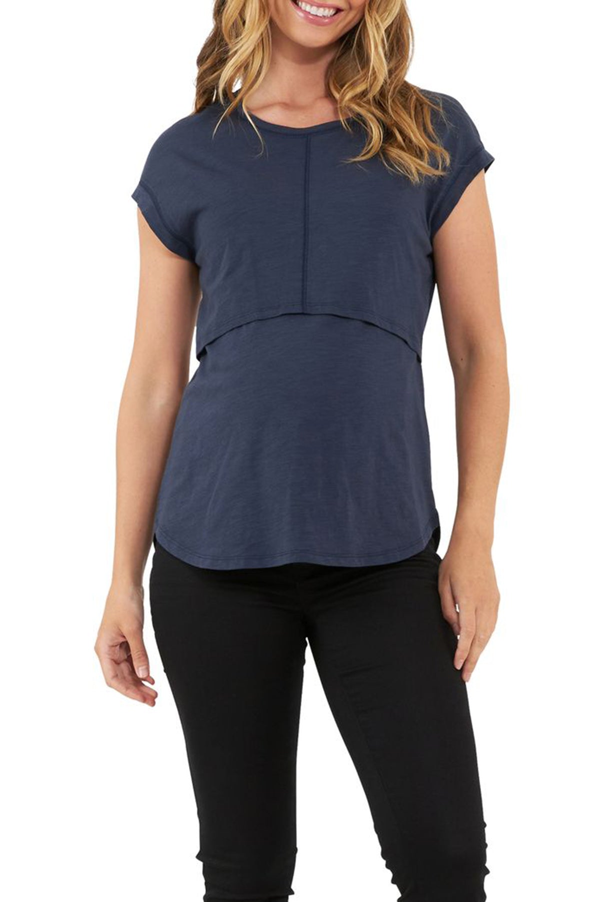 RICHIE | Maglia Premaman e Allattamento Blu