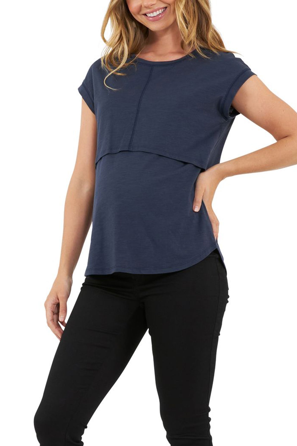 RICHIE | Maglia Premaman e Allattamento Blu