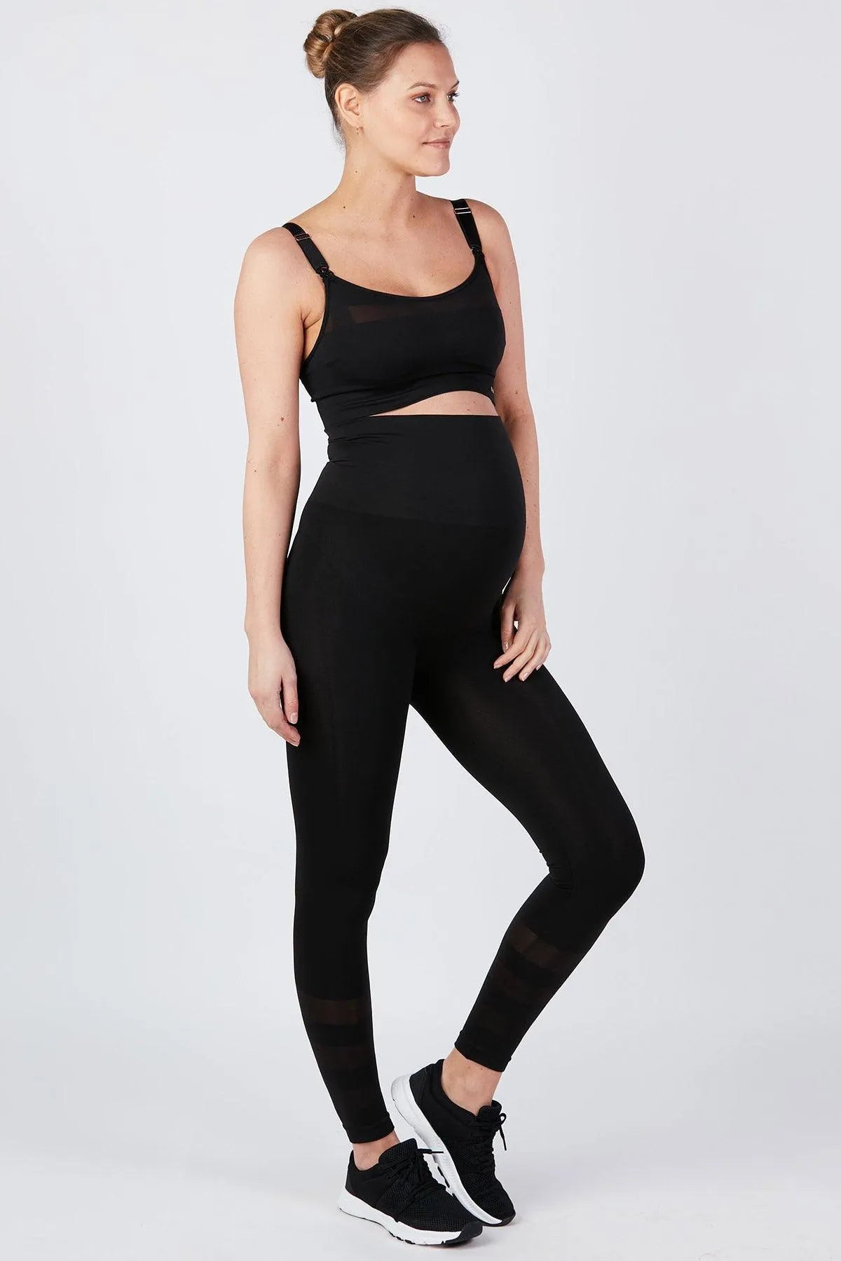 WOMA | Leggings Premaman Sportivi Neri - Pietro Brunelli