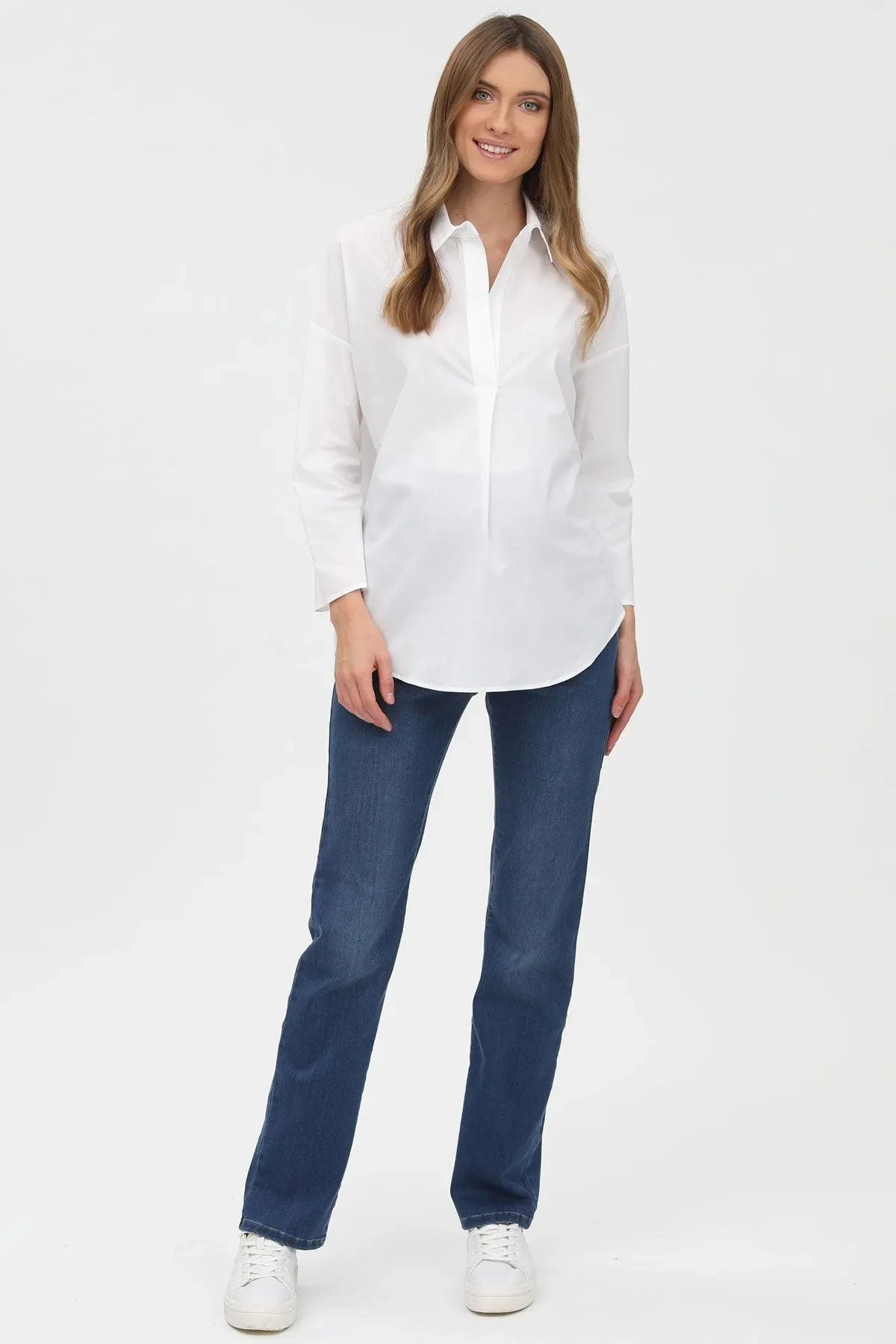 PERFECT STRAIGHT W010 | Jeans Premaman con Gamba Dritta - Pietro Brunelli